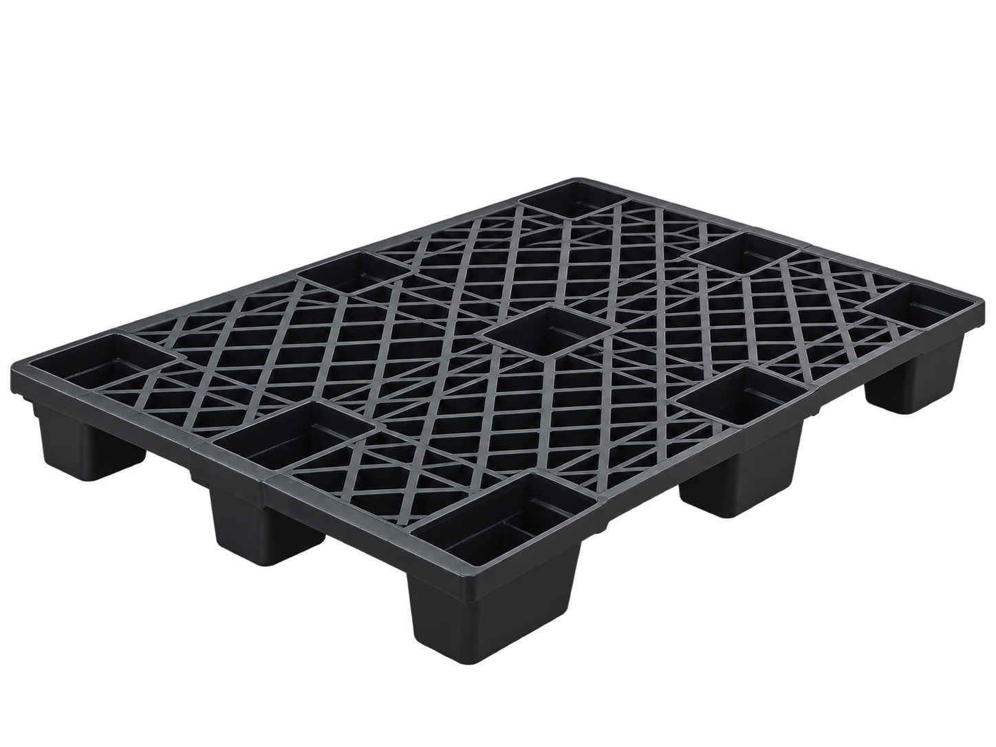 ALP-P1208-A, delikli plastik palet, 1200 × 800 × 150 mm