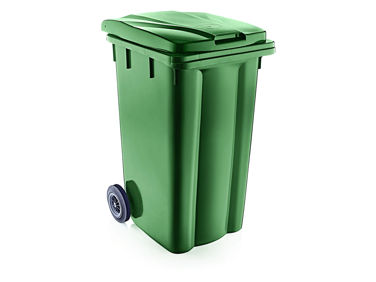 ALP-C240, atık konteyneri 240 l, 740 × 580 × 1060 mm