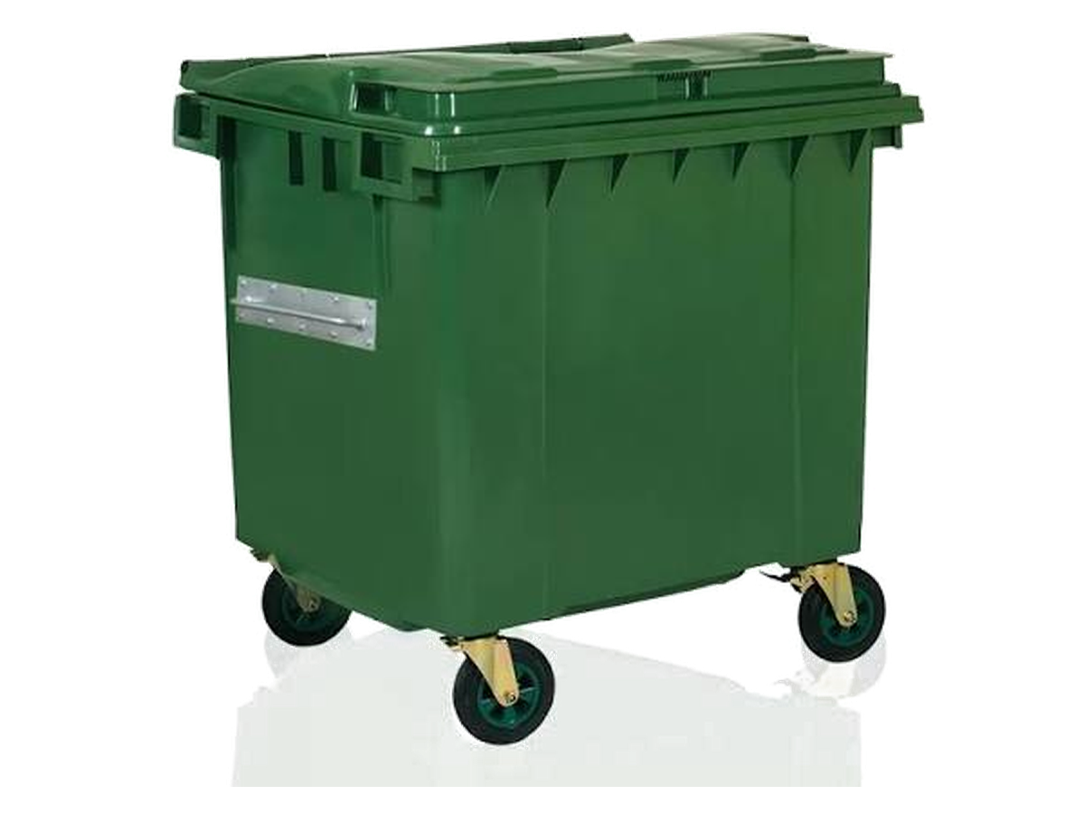 ALP-C1100, atık konteyneri 1100 l, 1270 × 1040 × 1300 mm